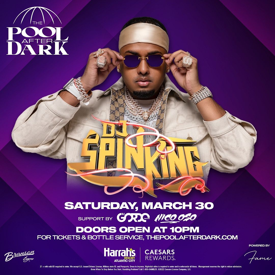 DJ SPINKING at The Pool After Dark Saturday, March 30, 2024