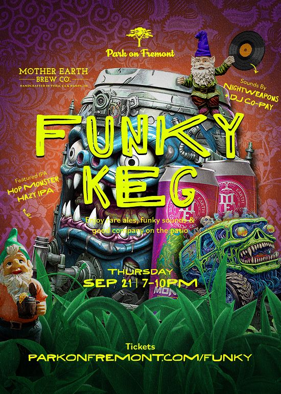 POF Funky Keg Tickets at Park On Fremont in Las Vegas by Corner Bar