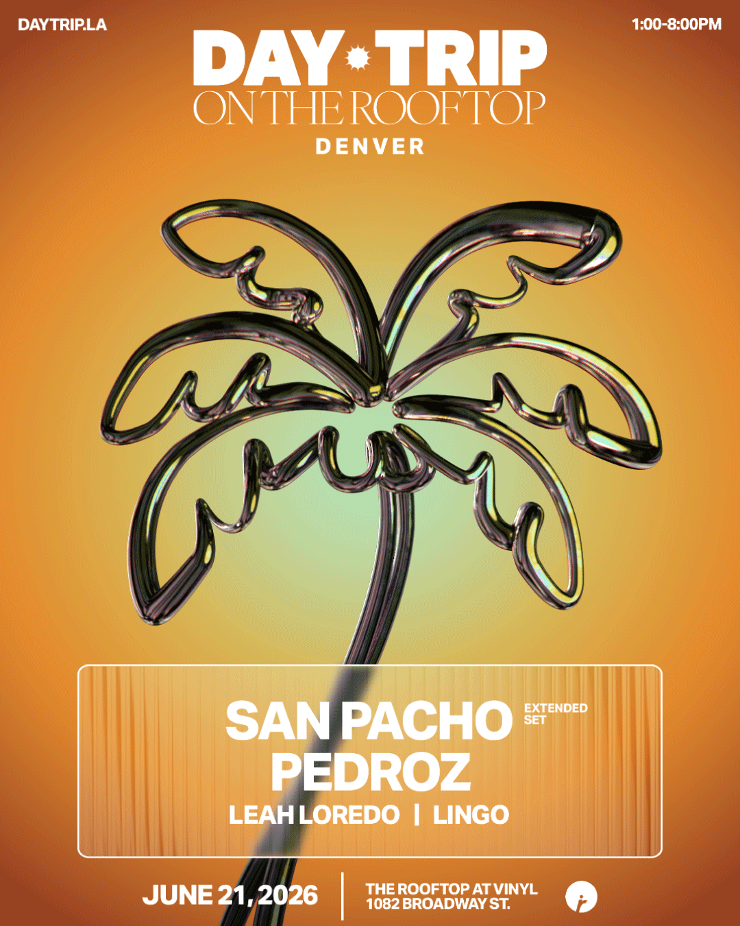 SAN PACHO [EXTENDED SET], PEDROZ Tickets at Club Vinyl in Denver