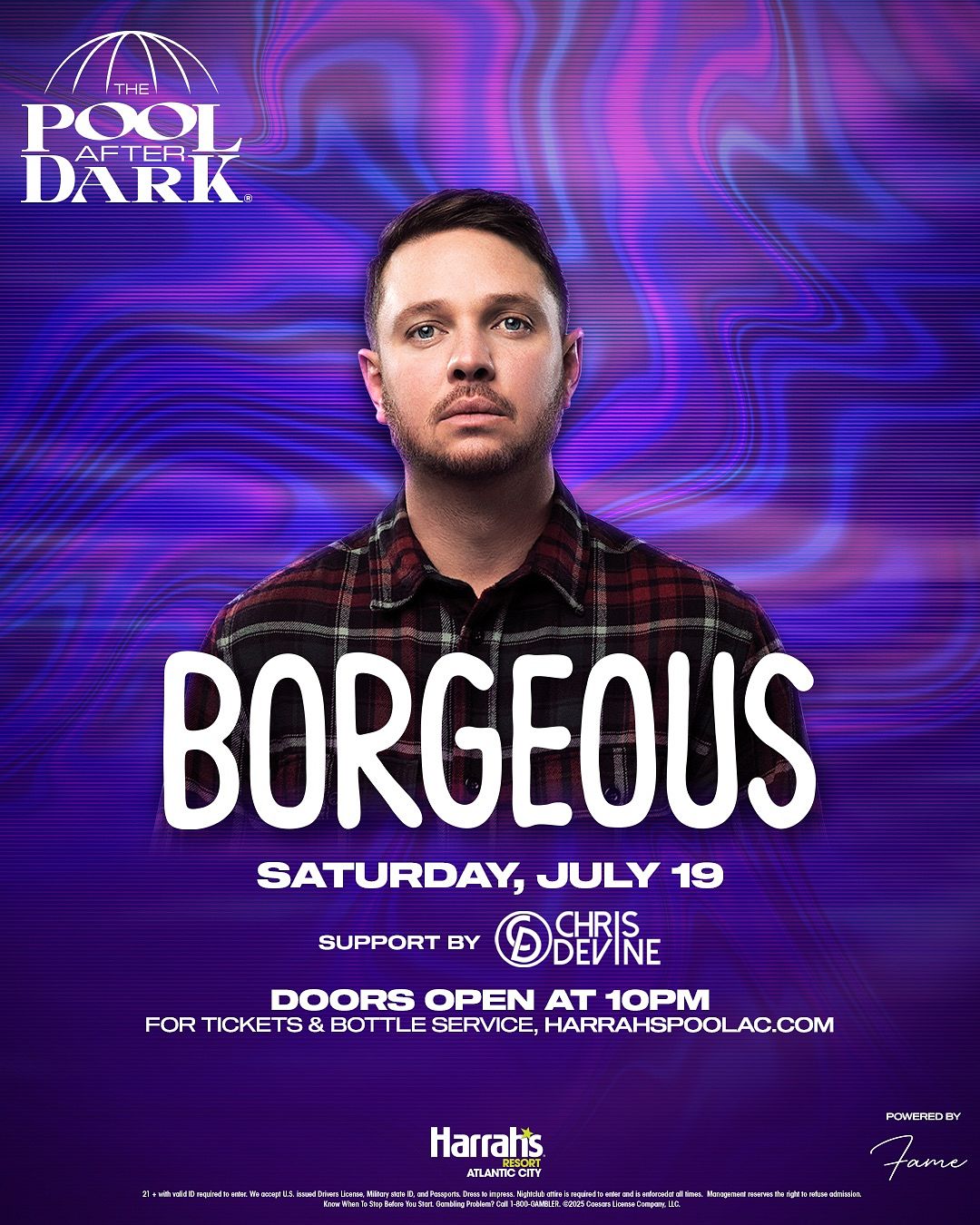 BORGEOUS at The Pool After Dark Saturday, July 19, 2025