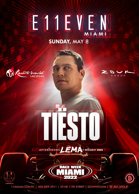 TIËSTO Tickets at E11EVEN Miami in Miami by 11 Miami Tixr