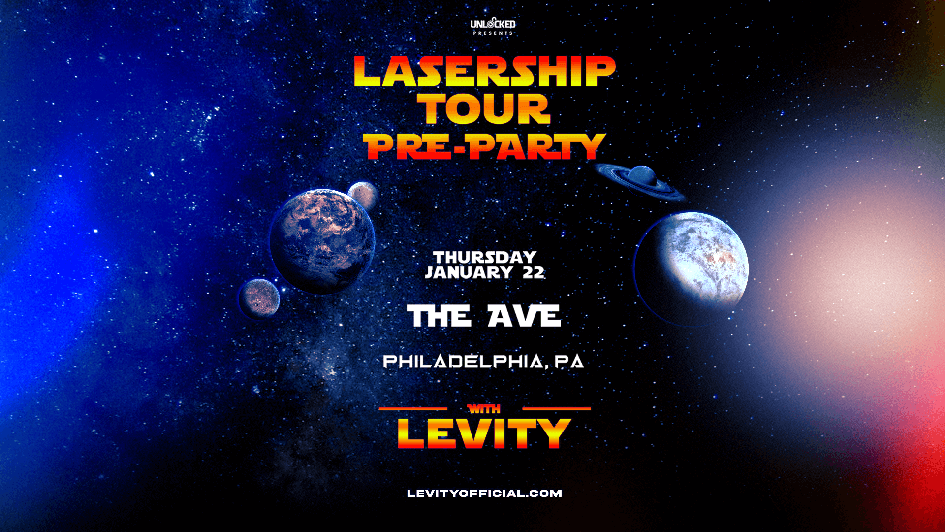 LEVITY Tickets at The Ave Live in Philadelphia by Unlocked