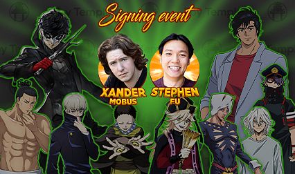 Signing Event with Xander Mobus & Stephen Fu Tickets at Toy Temple ...