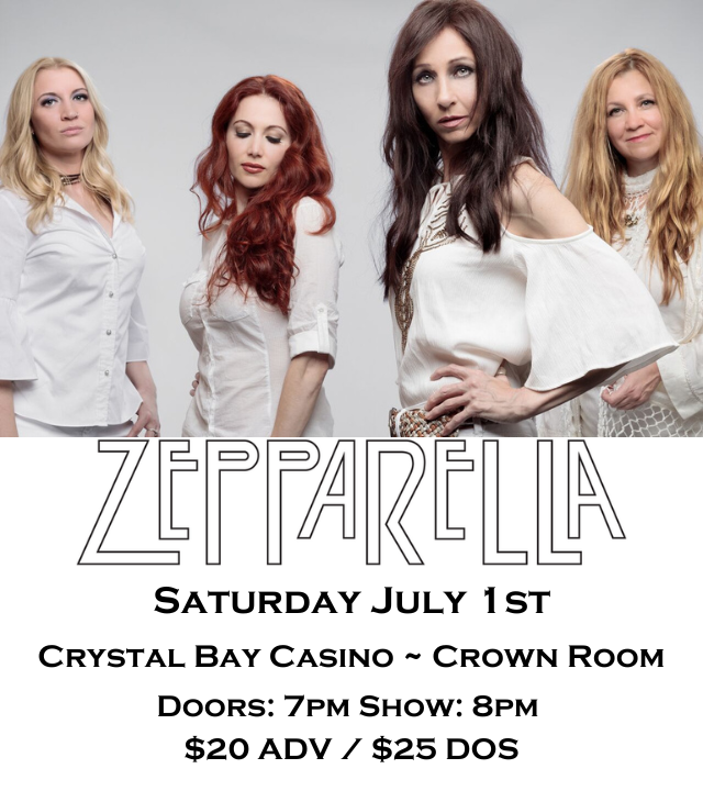Zepparella Tickets at The Crown Room in Crystal Bay by Crystal Bay