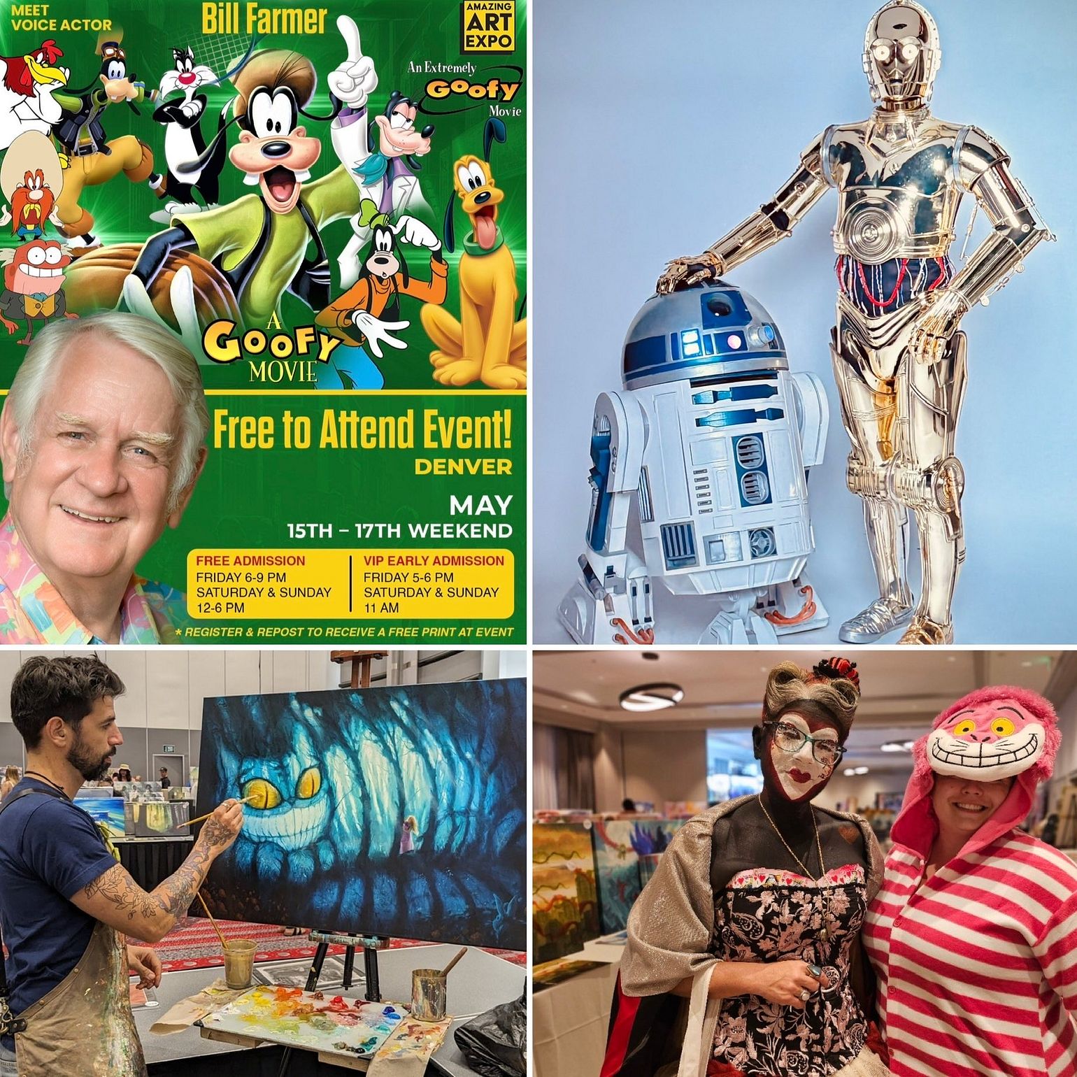 Free Denver Alice in Wonderland & Disney Art & Cosplay Event