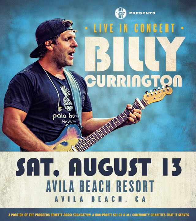 Billy Currington Tickets At Avila Beach Golf Resort In Avila Beach By ...