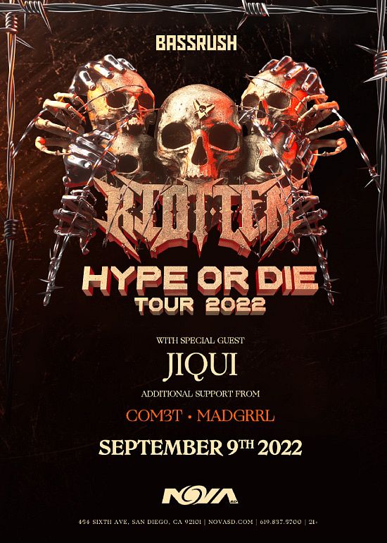 Riot Ten Hype or Die Tour Tickets at Nova SD in San Diego by Nova SD