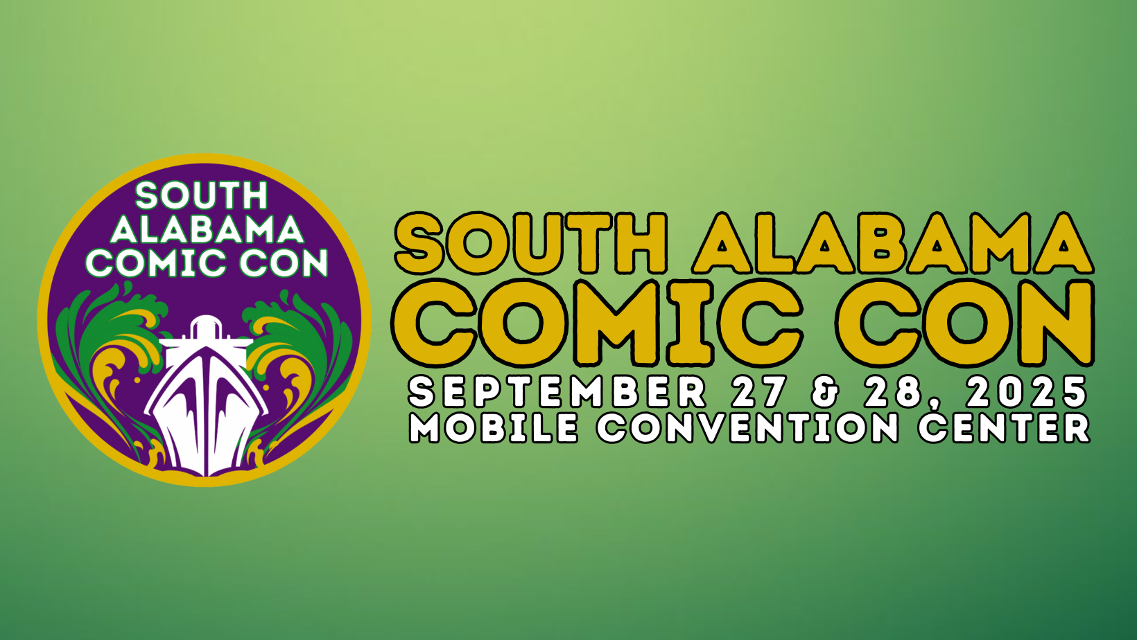 South Alabama Comic Con 2025 Tickets at Mobile Convention Center in ...
