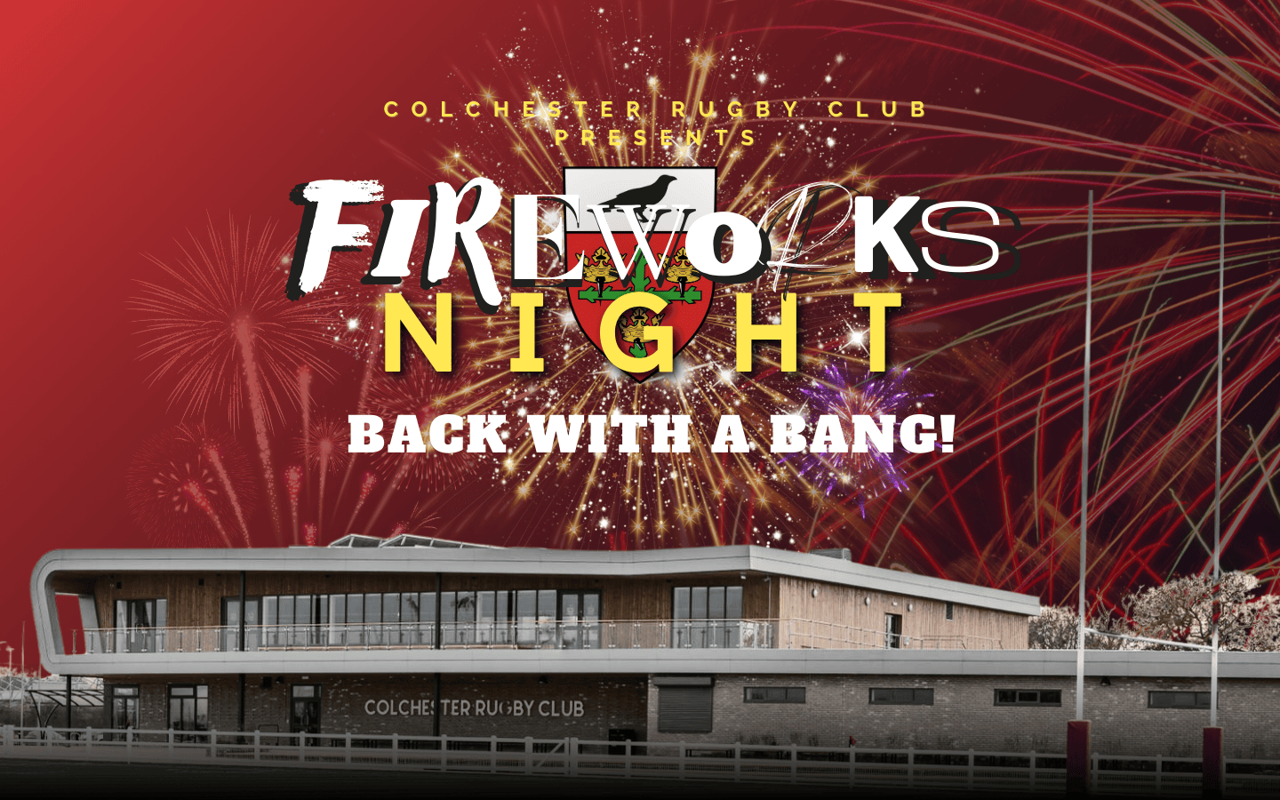 Fireworks Night 2024 tickets by Colchester Rugby Club