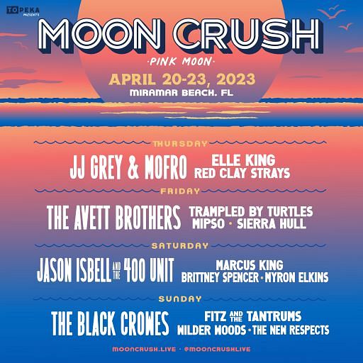 Moon Crush Pink Moon '23 Tickets at Seascape Resort in Miramar Beach by