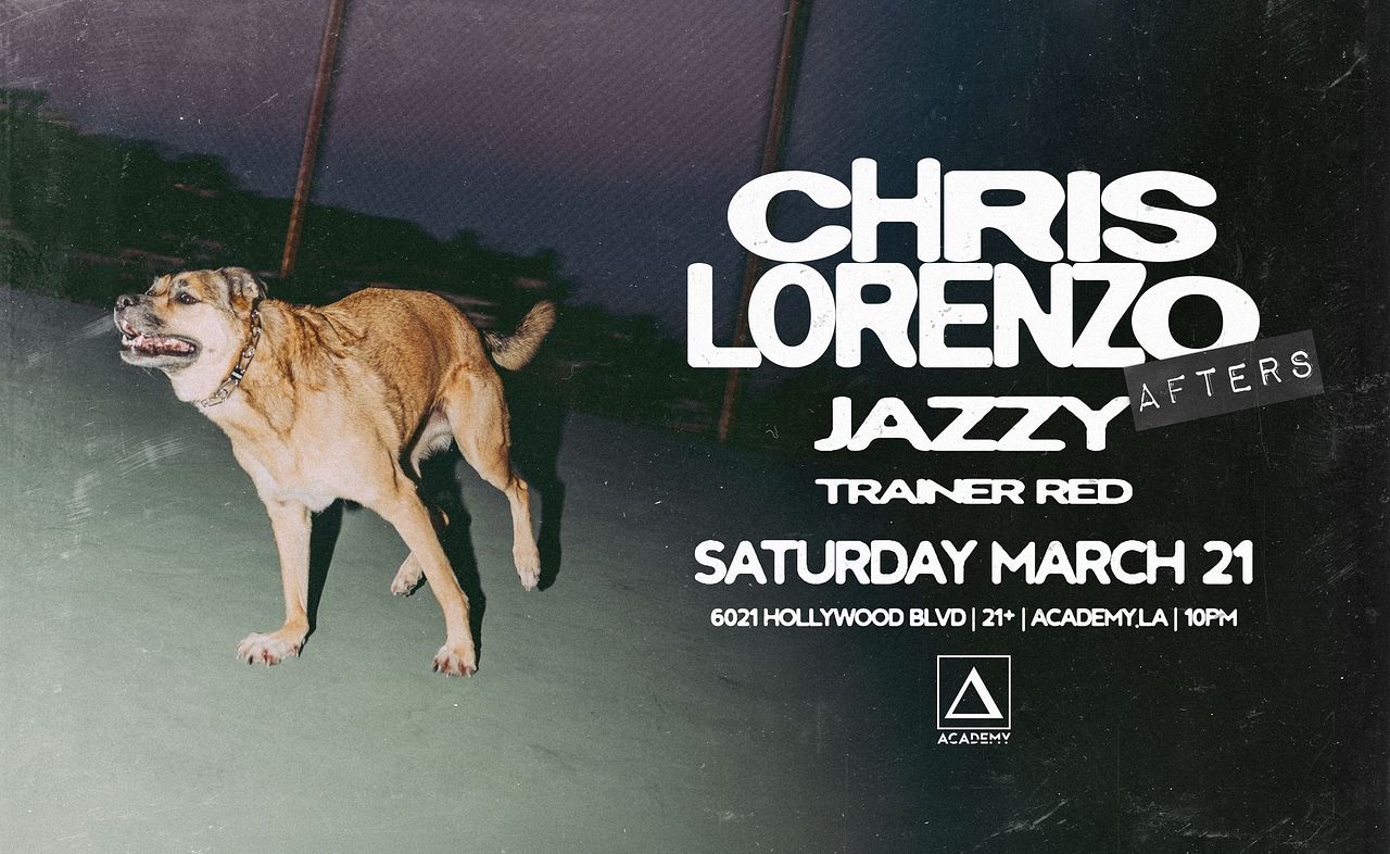Chris Lorenzo, Jazzy Tickets at Academy Nightclub in Los Angeles