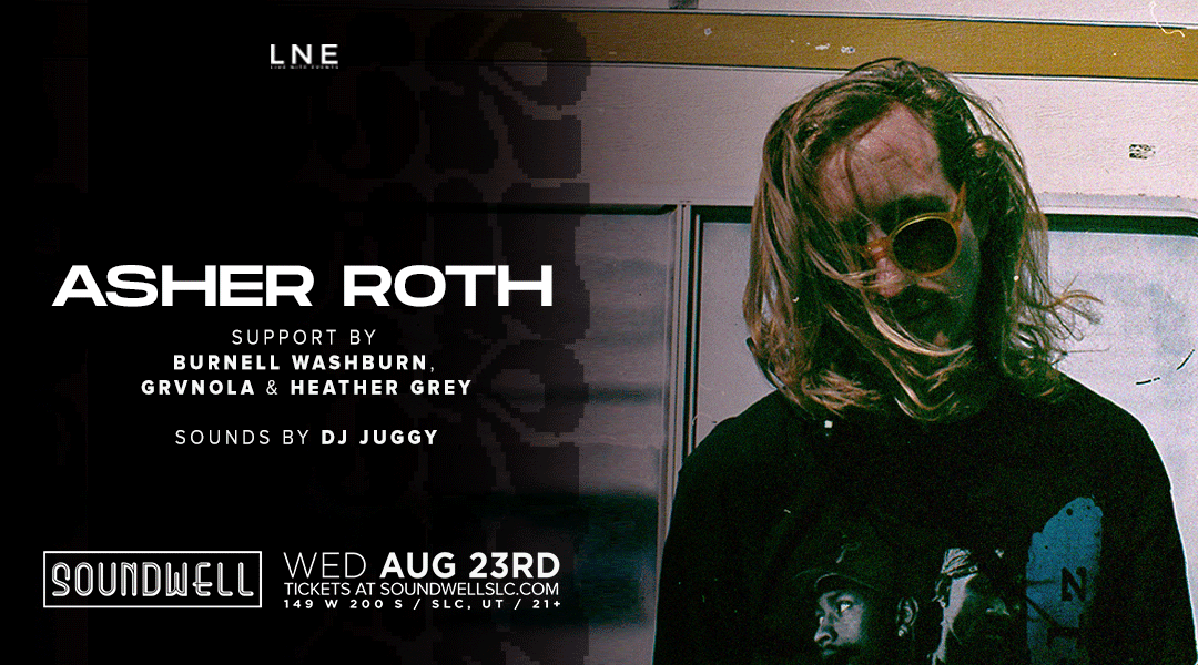 Asher Roth at Soundwell Tickets at Soundwell in Salt Lake City by LNE ...