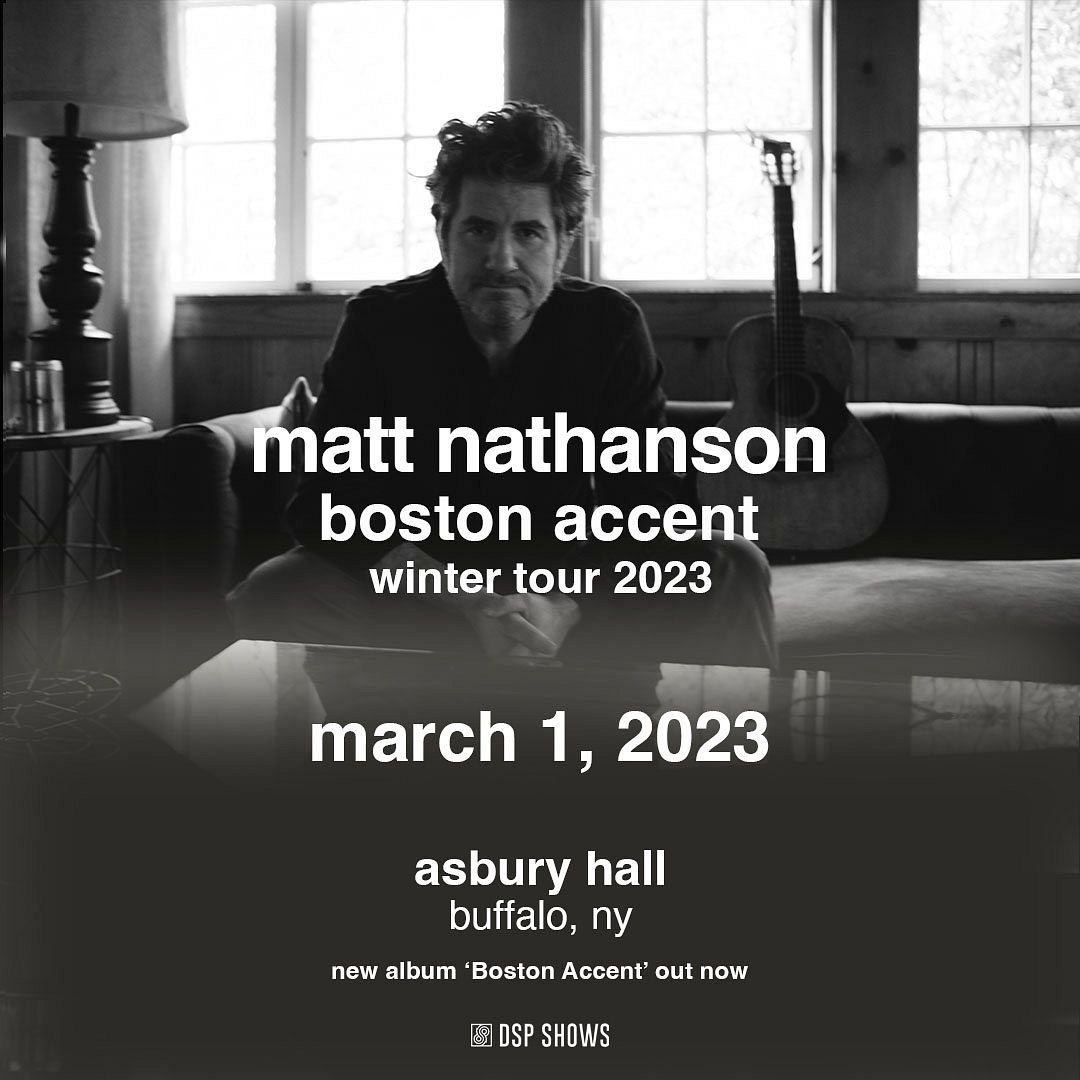 Matt Nathanson Tickets at Asbury Hall at Babeville in Buffalo by DSP