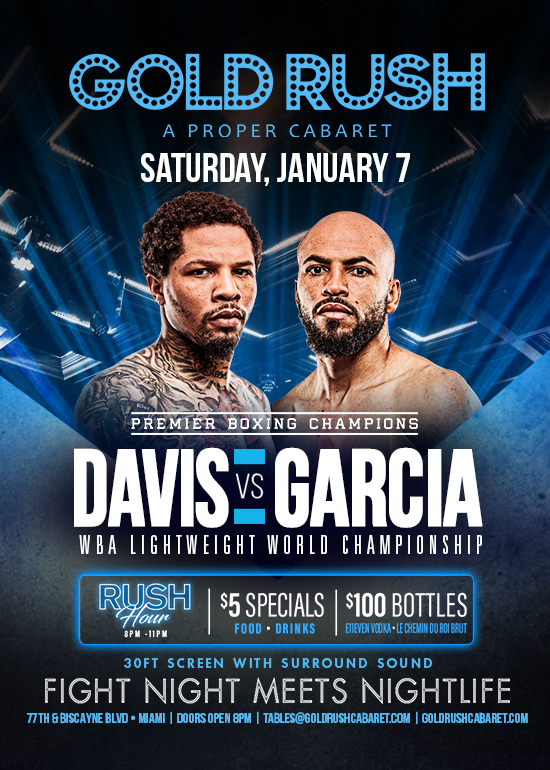 PERRY VS ALVAREZ Tickets at Gold Rush Cabaret in Miami by Gold Rush Cabaret