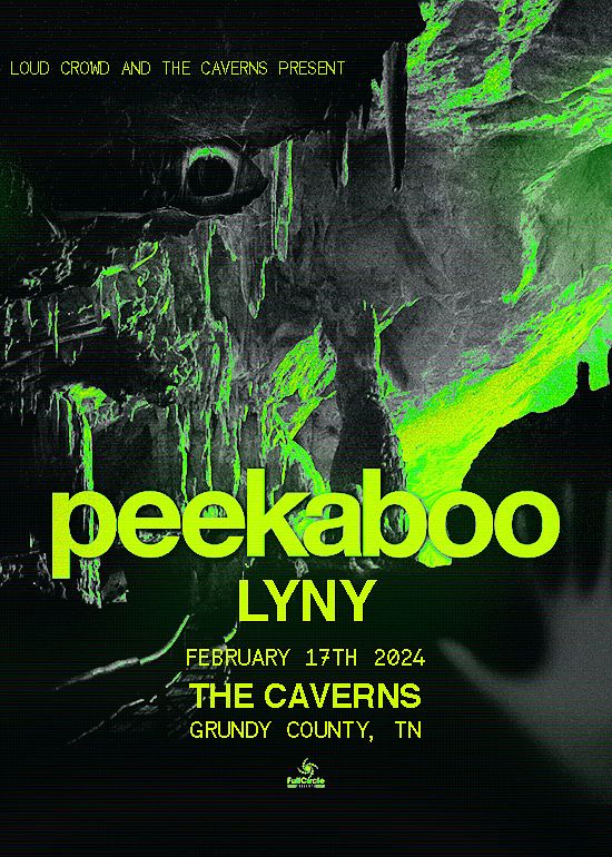 PEEKABOO - Eyes Wide Open Tour Tickets At The Caverns In Pelham By The ...