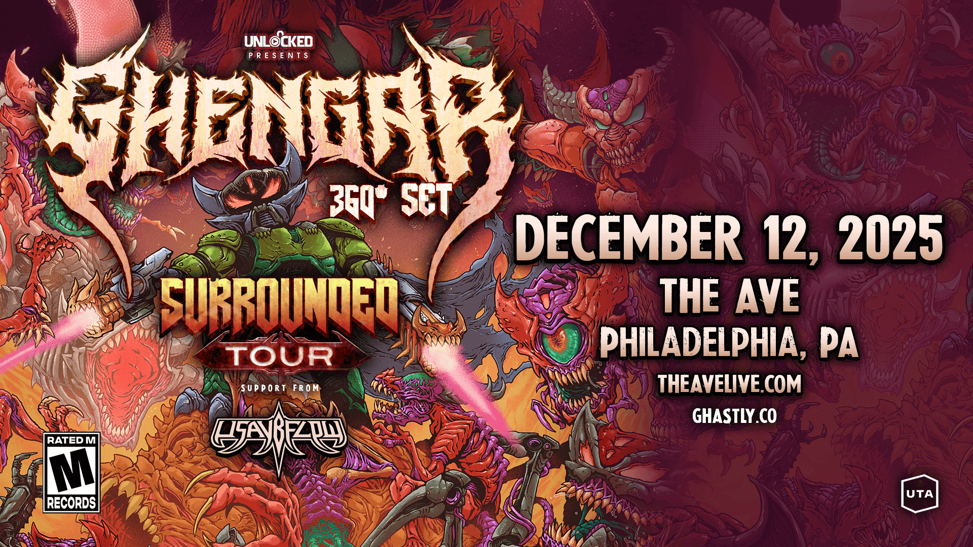 GHENGAR Tickets at The Ave Live in Philadelphia by Unlocked Presents | Tixr