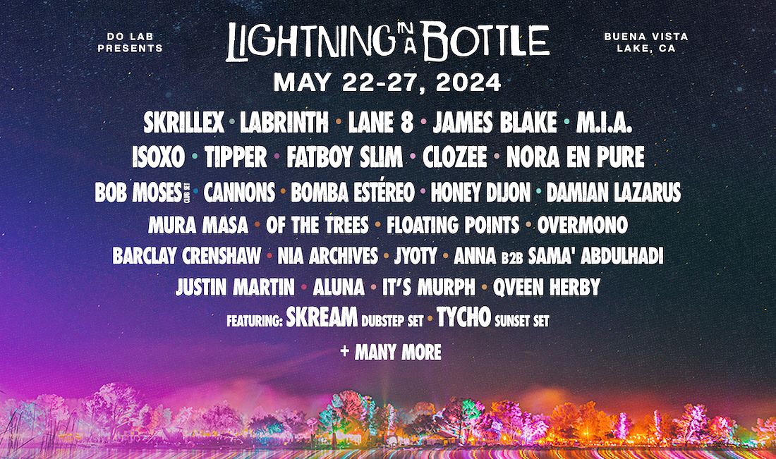 Lightning in a Bottle 2024 Tickets at Buena Vista Lake in Bakersfield