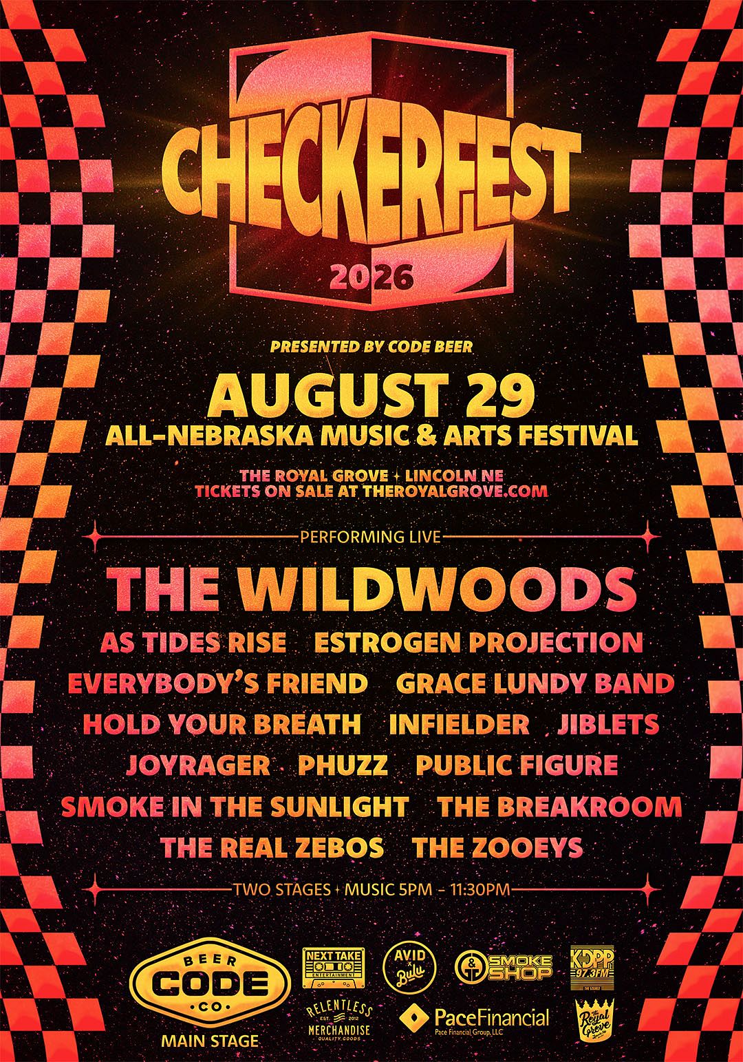 Checkerfest 2026 featuring The Wildwoods | Presented by Code Beer