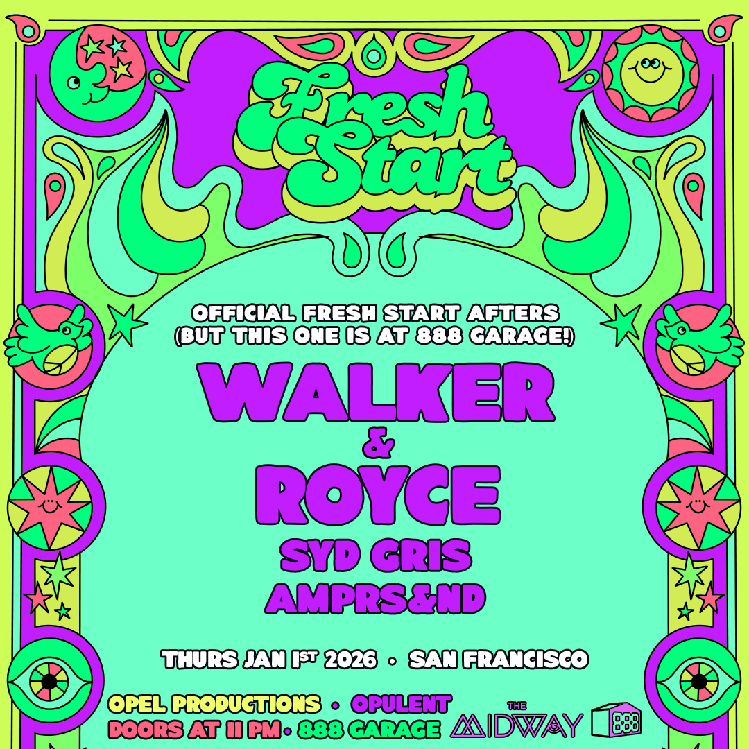 Fresh Start Afters: Walker & Royce Tickets at 888 Garage in San ...