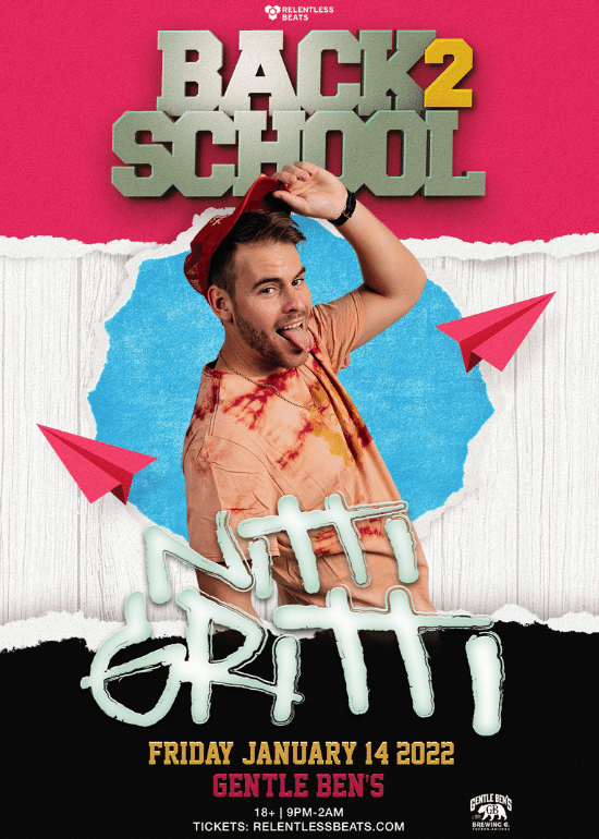 Nitti Gritti Tickets At Gentle Ben's In Tucson By .Relentless Beats | Tixr