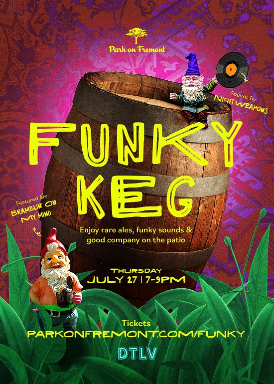 POF Funky Keg Tickets at Park On Fremont in Las Vegas by Corner Bar