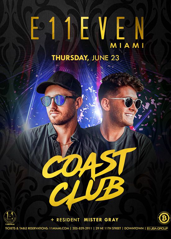 COAST CLUB Tickets at E11EVEN Miami in Miami by 11 Miami Tixr