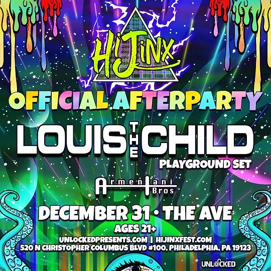 Hijinx Official Afterparty ft Louis The Child Tickets at The Ave Live