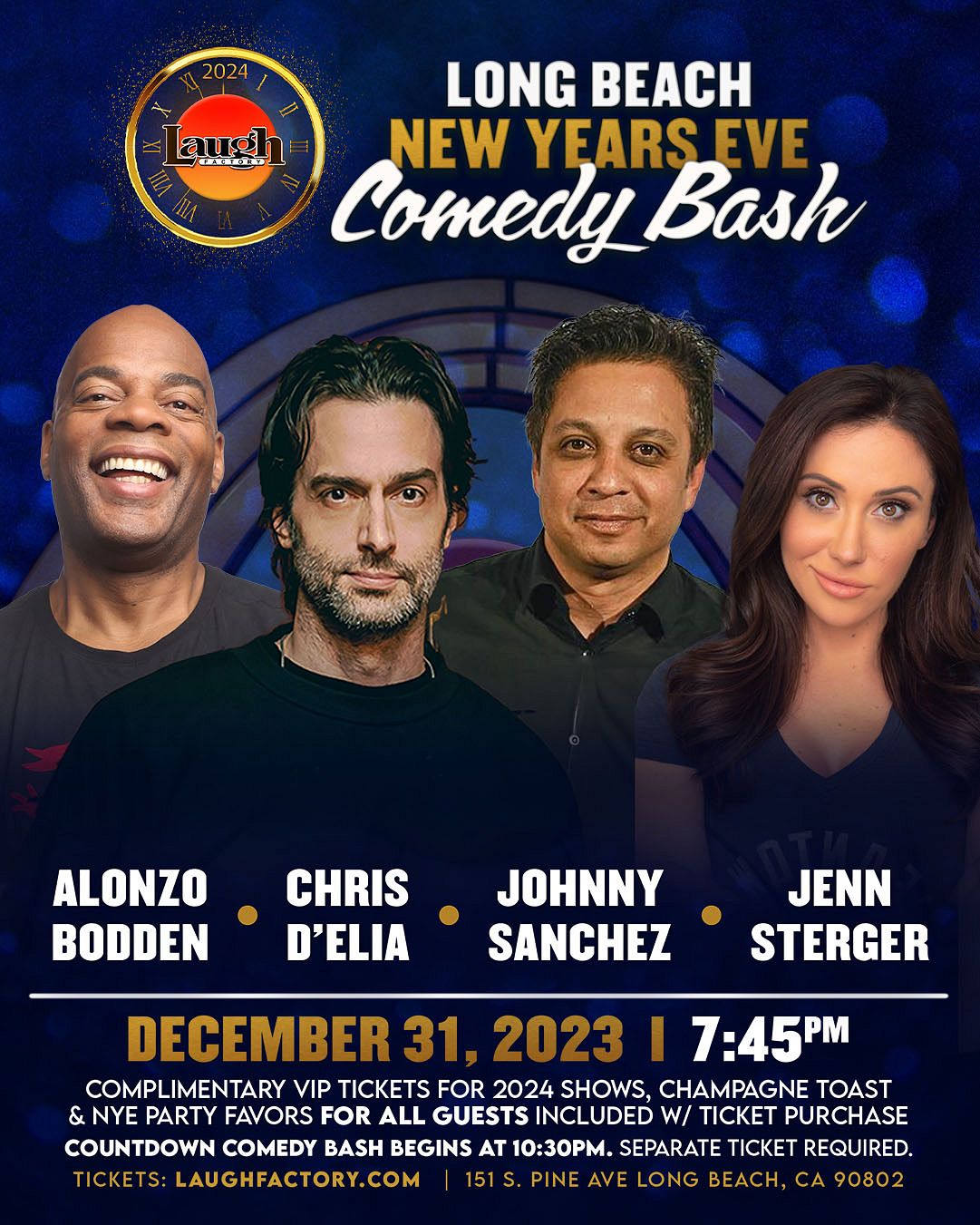 New Years Eve Comedy Bash Tickets at Laugh Factory Long Beach in Long