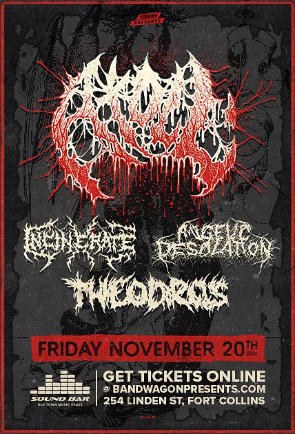 Atoll, Incinerate, Angelic Desolation, Theodros at Sound Bar at Sound Bar