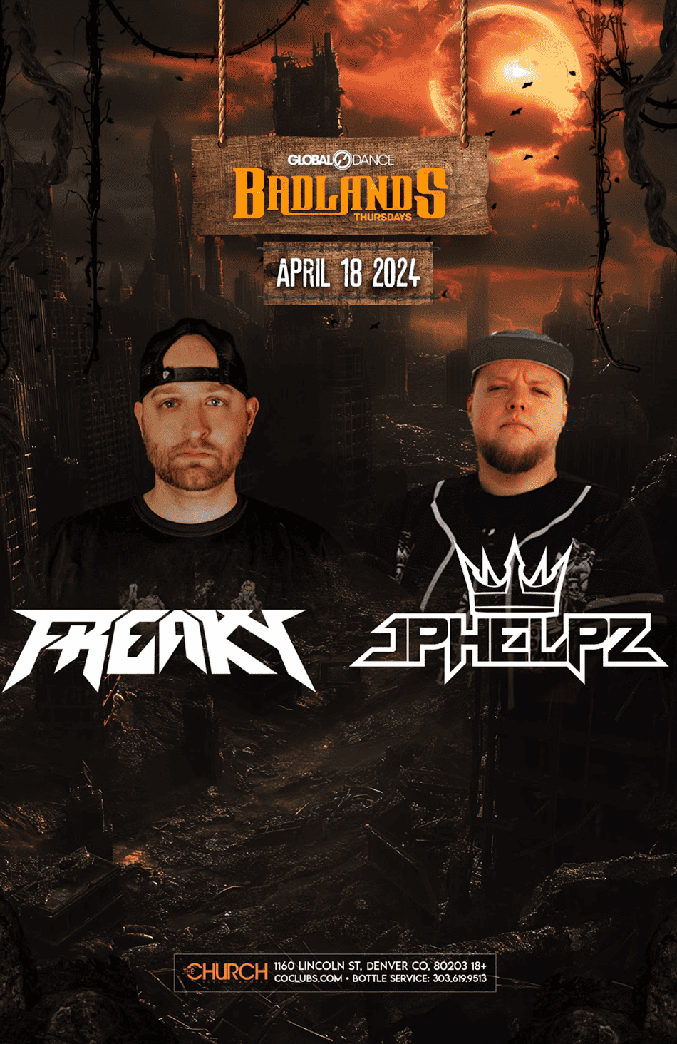 Freaky X Jphelpz Tickets At The Church Nightclub In Denver By The Church Nightclub Tixr