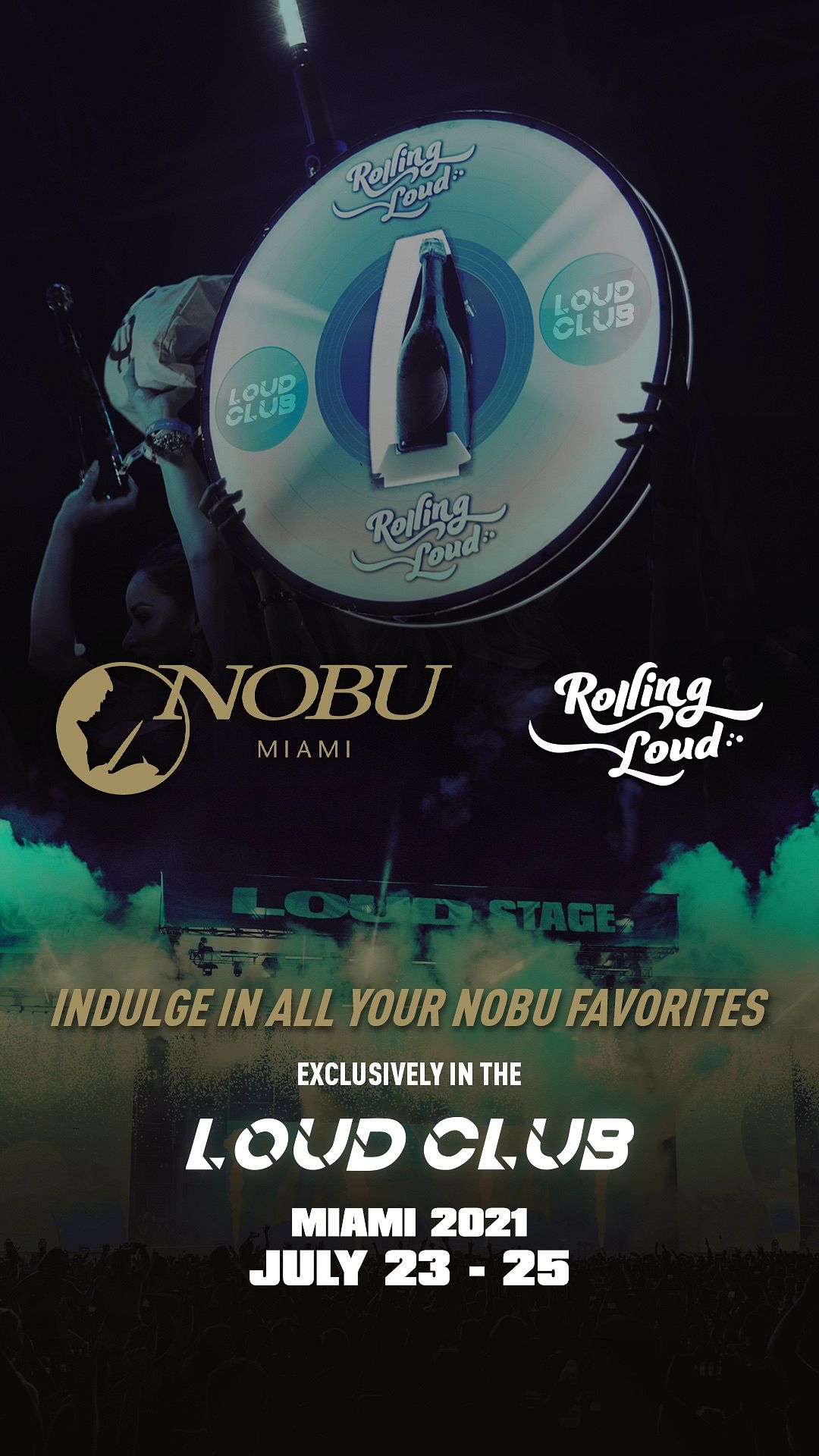 Nobu x Rolling Loud  Exclusively in Loud Club 