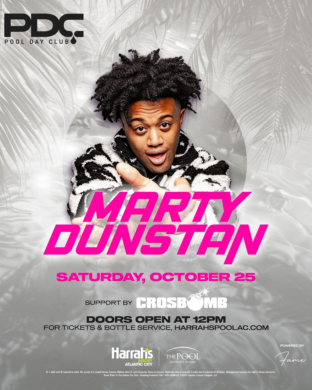 MARTY DUNSTAN at The Pool at Harrah's Resort Atlantic City Saturday, October 25, 2025