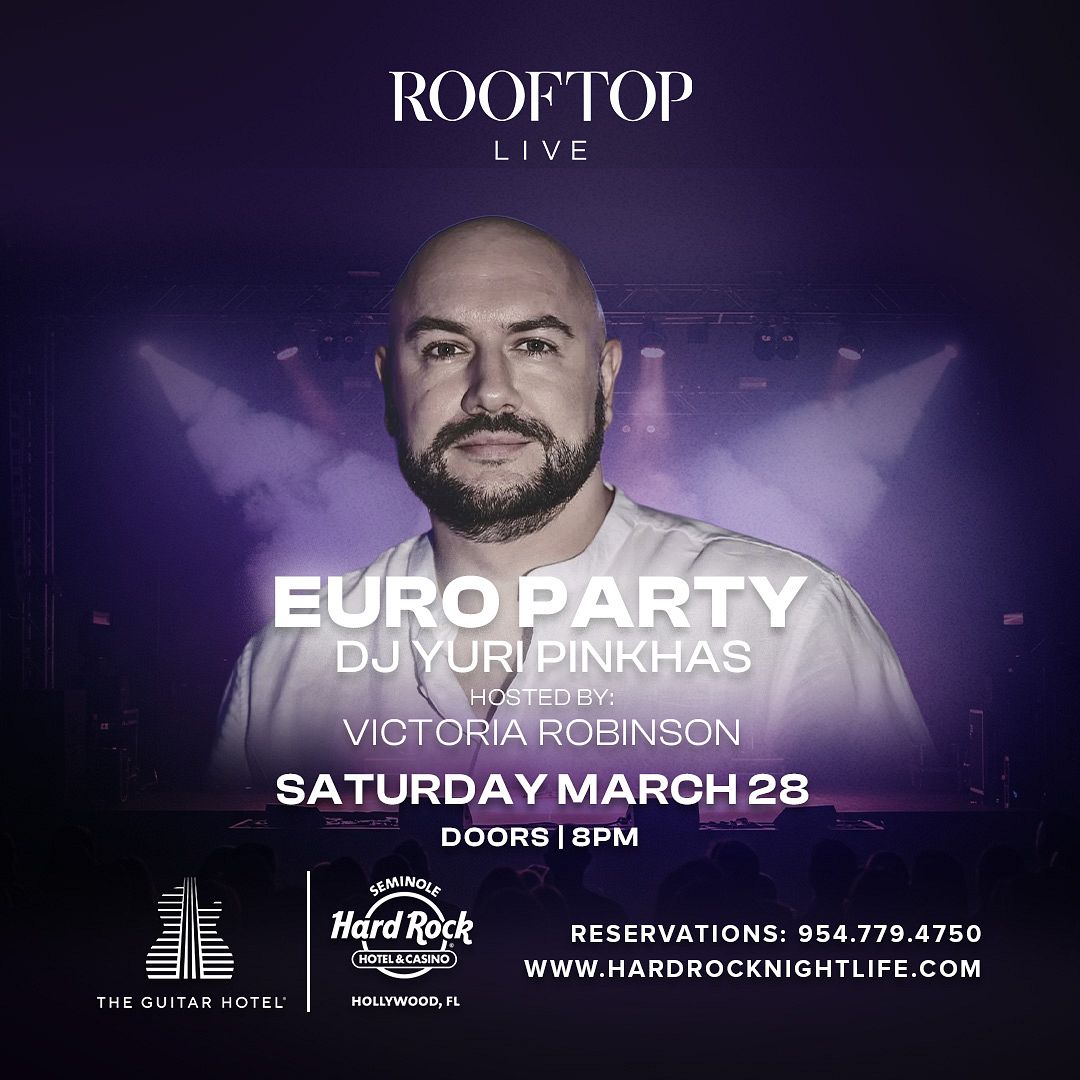EURO Party | Rooftop Live Tickets at Rooftop Live in Hollywood by ...