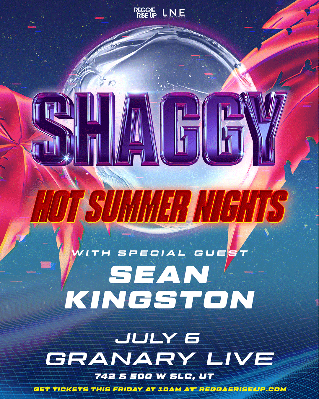 Shaggy + Sean Kingston at Granary Live Tickets at Granary Live in Salt