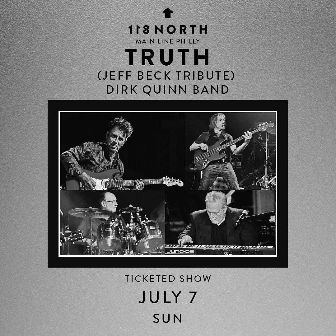 Truth - Jeff Beck Tribute Tickets at 118 North in Wayne by 118 North | Tixr