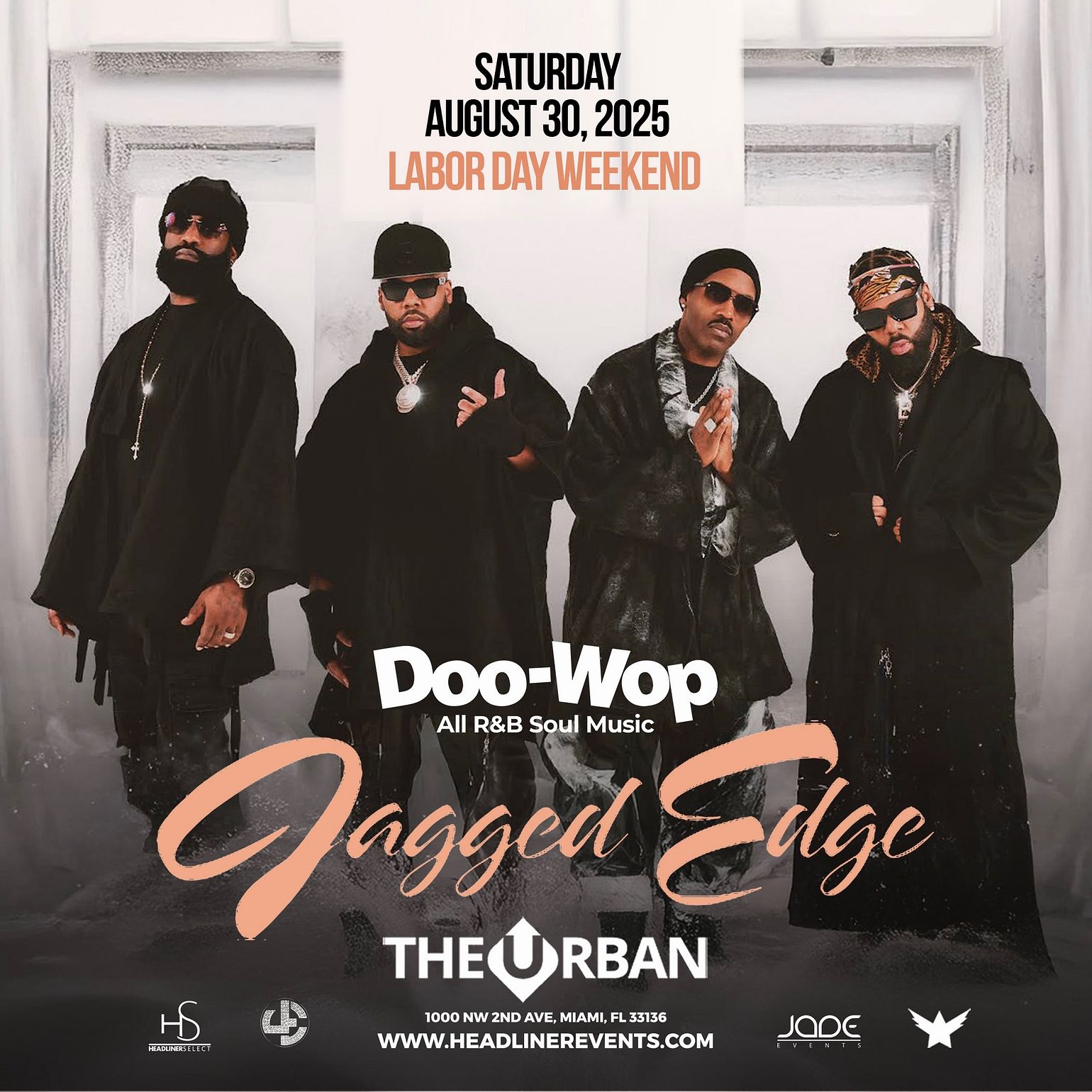 Doo-Wop w/Jagged Edge Live Tickets at The Urban in Miami by