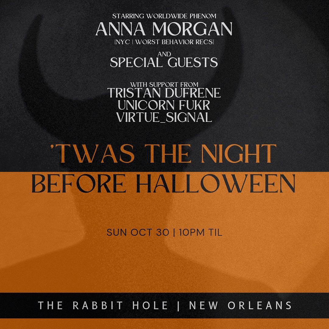 "Twas the night before Halloween" Tickets at The Rabbit Hole in New Orleans by The Rabbit Hole 