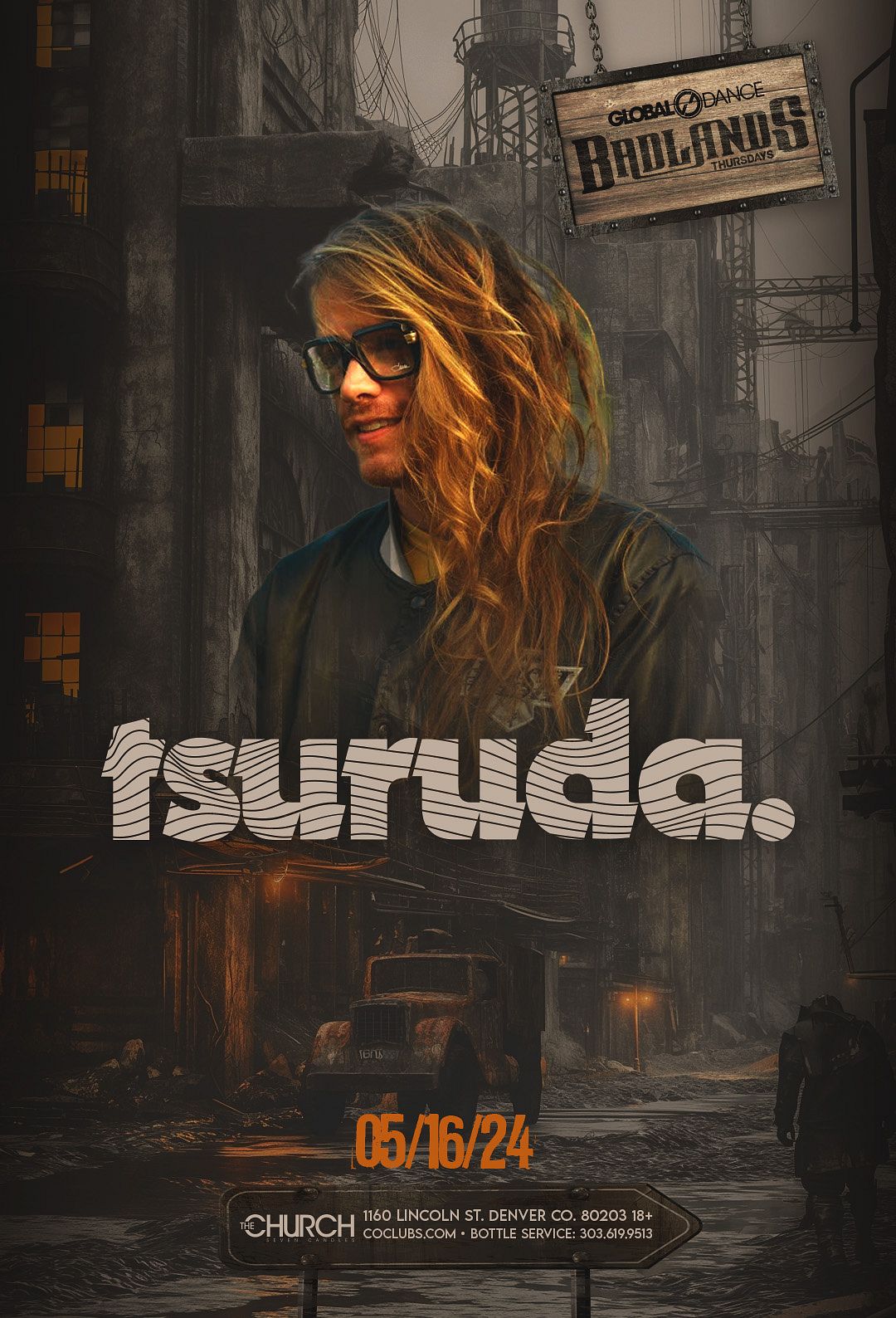 Tsuruda Tickets at The Church Nightclub in Denver by The Church ...
