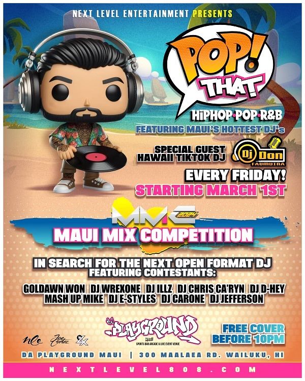 Maui Mix Competition 2024 Tickets at da Playground Maui in Wailuku by