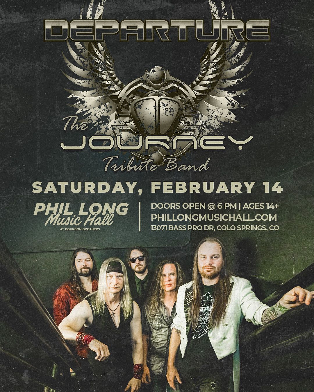 DEPARTURE: A Tribute to Journey Tickets at Phil Long Music Hall in