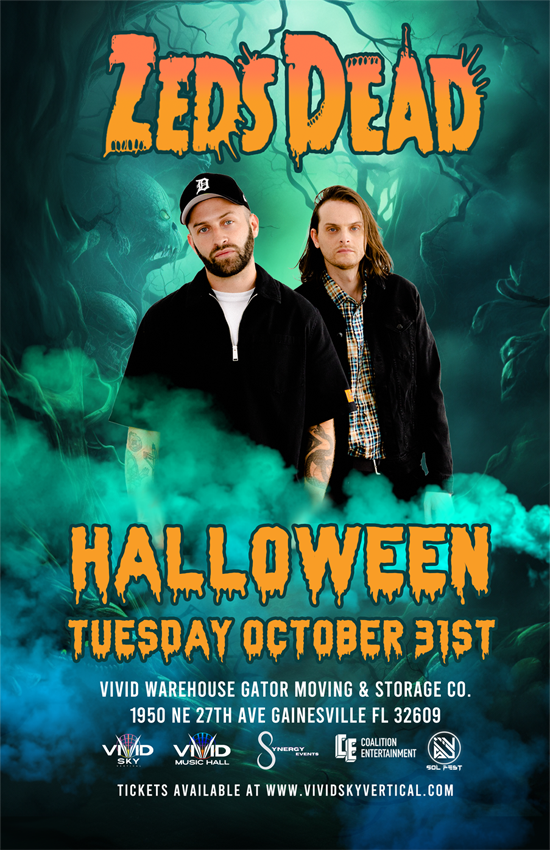 ZEDS DEAD HALLOWEEN Tickets at Vivid Warehouse in Gainesville by Vivid