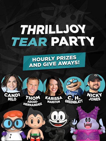 Thrilljoy Tear Party Tickets at Toy Temple Headquarters in Tempe