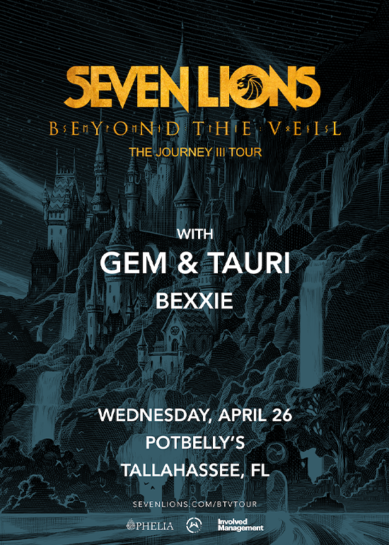 Seven Lions Tickets at Potbelly's in Tallahassee by Potbellys Tixr