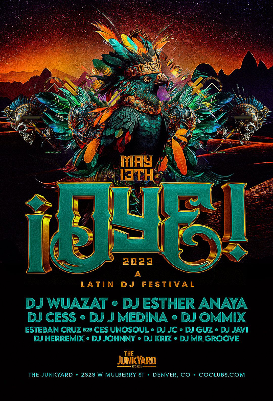 OYE 2023 A Latin DJ Festival Tickets at The Junkyard in Denver by