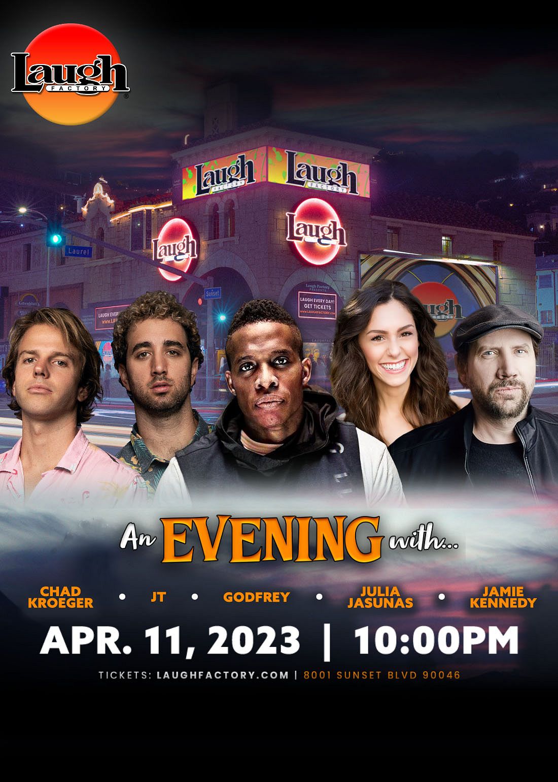An Evening With... Tickets at Laugh Factory Hollywood in Los Angeles by