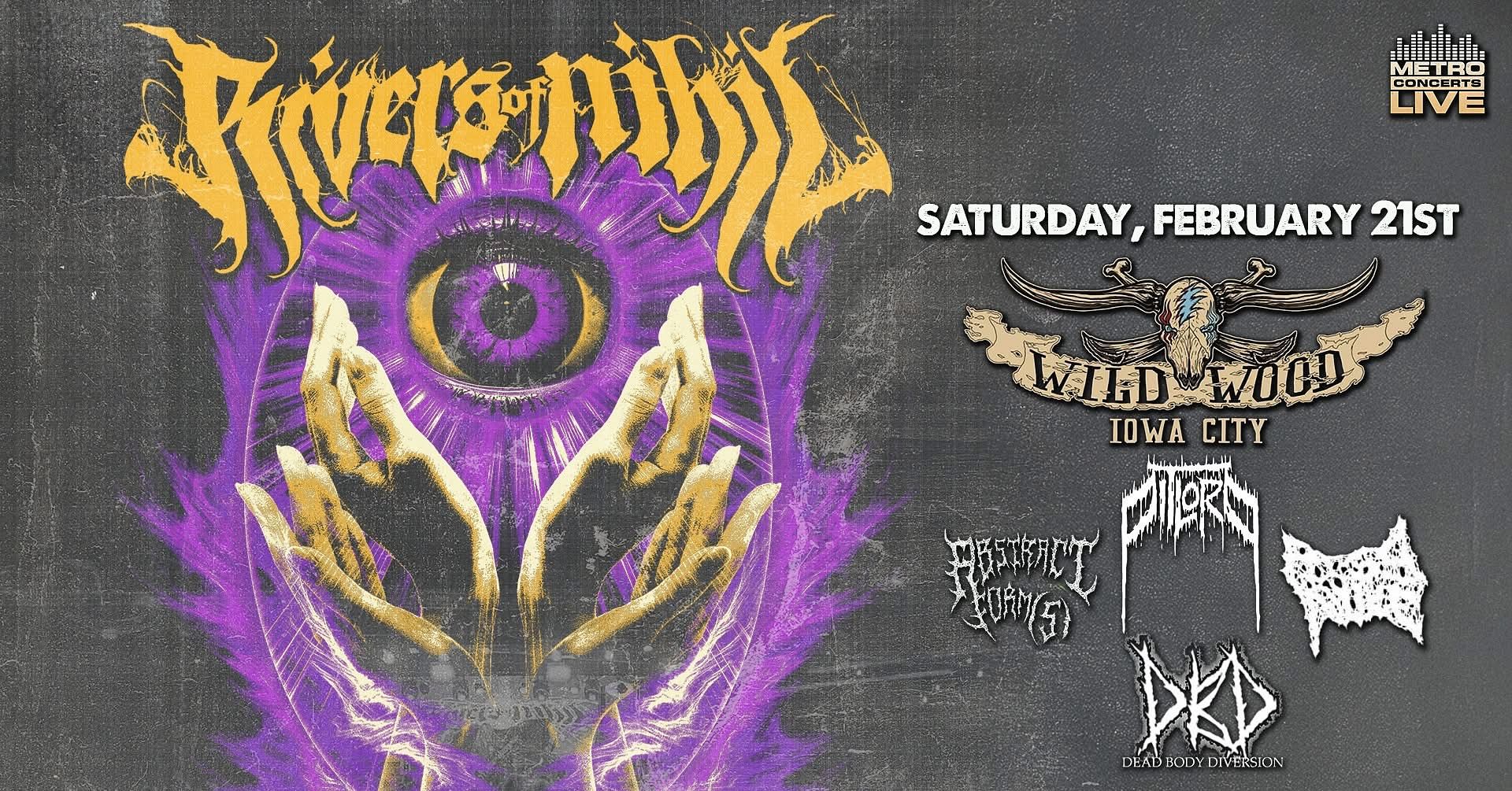 Rivers Of Nihil w/ Abstract Forms, Pit Lord, DeadBodyDiversion