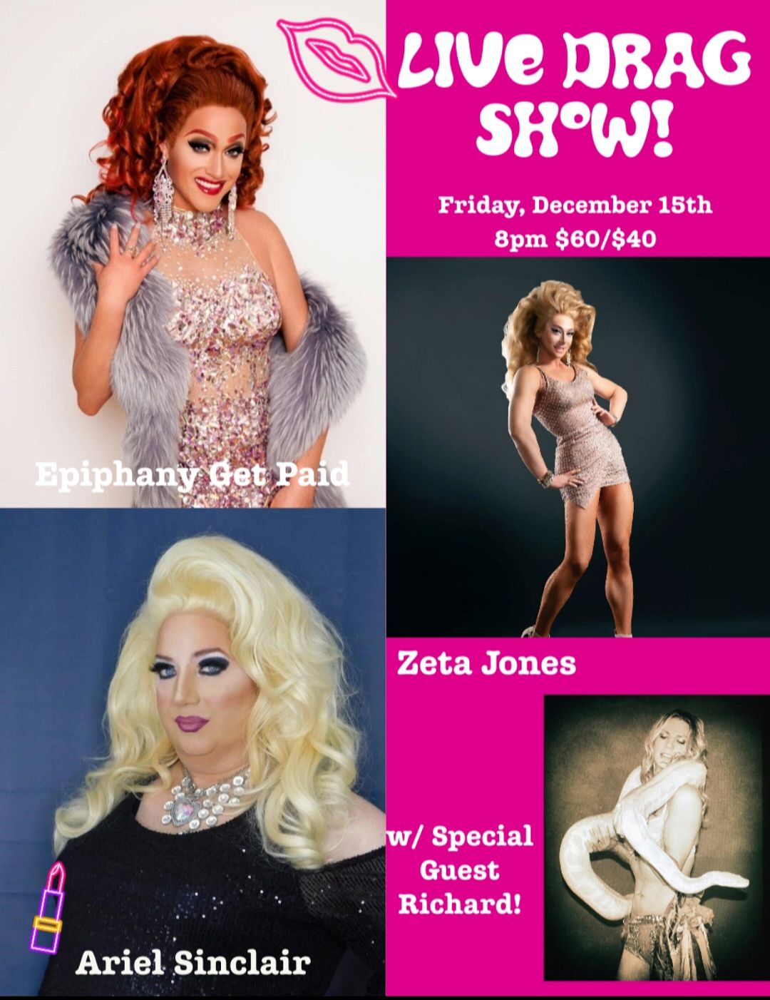 Live Drag Show! w/Special Guest Richard!! Tickets at The Stephen ...