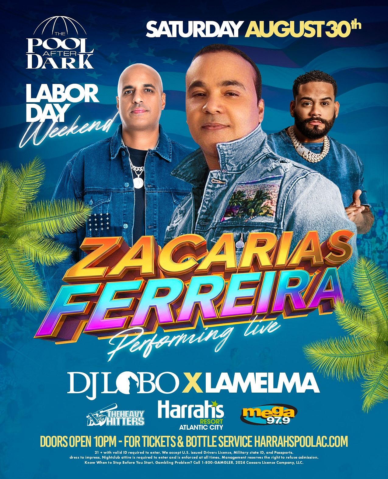 Zacarías Ferreira LIVE at The Pool After Dark Saturday, August 30, 2025