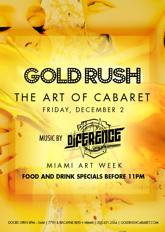 PERRY VS ALVAREZ Tickets at Gold Rush Cabaret in Miami by Gold Rush Cabaret