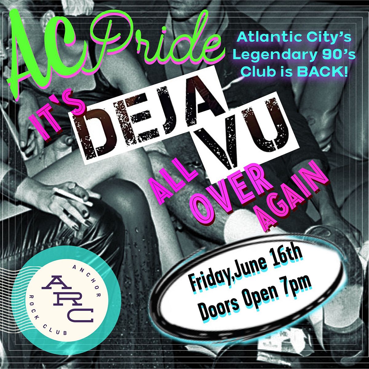 Deja Vu All Over Again Tickets at Anchor Rock Club in Atlantic City by